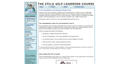 Desktop Screenshot of itil.certification.info