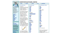 Desktop Screenshot of certification.info